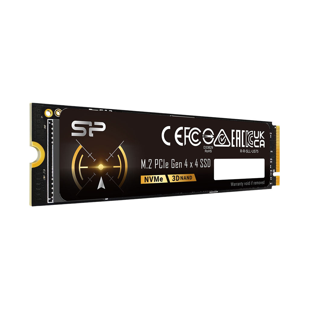 Silicon Power US75 1TB NVMe PCIe 4.0 M.2 SSD - SZ01KGBP44US7505AU(SZ01KGBP44US7505AU) - 4