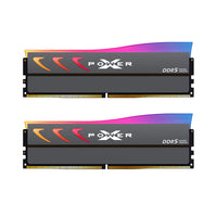 Silicon Power XPOWER Storm RGB 16GB (2x8GB) DDR5 6000MT/s CL36 Desktop Memory - Grey(SP016GXLWU60FBDKSI) - 1