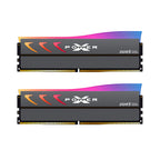 Silicon Power XPOWER Storm RGB 32GB (2x16GB) DDR5 6000MT/s CL36 Desktop Memory - Grey(SP032GXLWU60FFDKMW) - 1