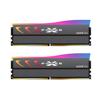Silicon Power XPOWER Storm RGB 32GB (2x16GB) DDR5 6000MT/s CL36 Desktop Memory - Grey(SP032GXLWU60FFDKMW) - 1