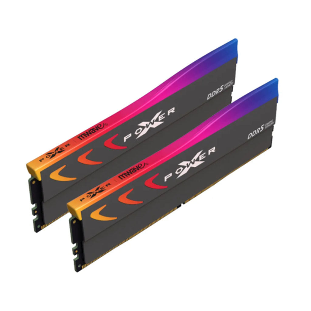 Silicon Power XPOWER Storm RGB 32GB (2x16GB) DDR5 6000MT/s CL36 Desktop Memory - Grey(SP032GXLWU60FFDKMW) - 2
