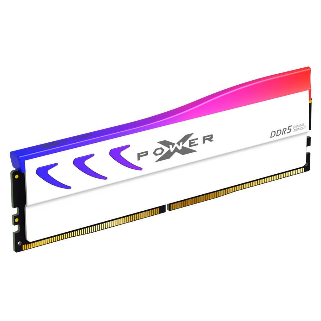 Silicon Power XPOWER Storm RGB 32GB (2x 16GB) DDR5 6000MHz CL36 Desktop Memory - White(SP032GXLWU60FFDL) - 3