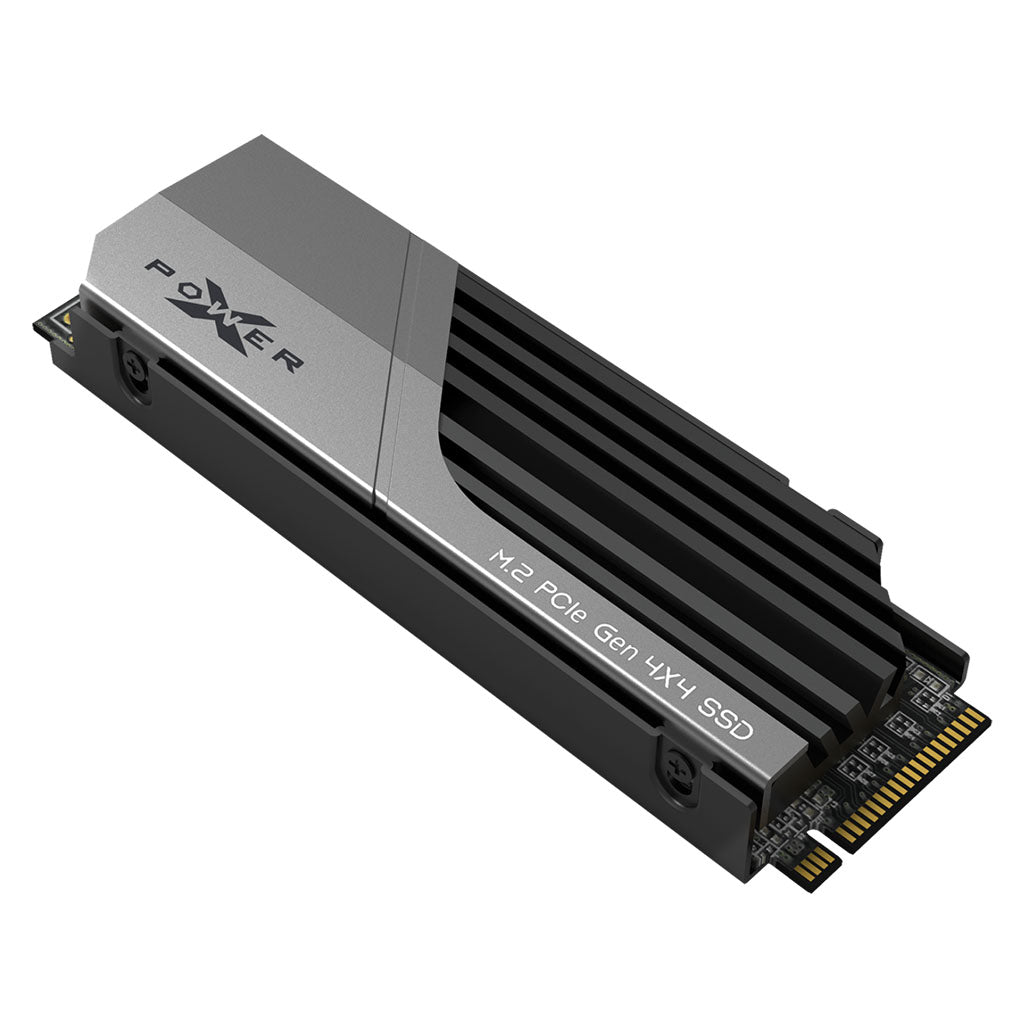 Silicon Power XS75 4TB PCIe 4.0 NVMe M.2 SSD w/ Heatsink - SZ04KGBP44XS75S5AU(SZ04KGBP44XS75S5AU) - 3