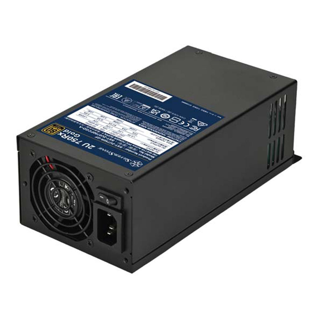 SilverStone 750Rx 750W 80+ Gold PCIe Gen 5 ATX 3.1 2U Power Supply(SST-2U750R-GF) - 1