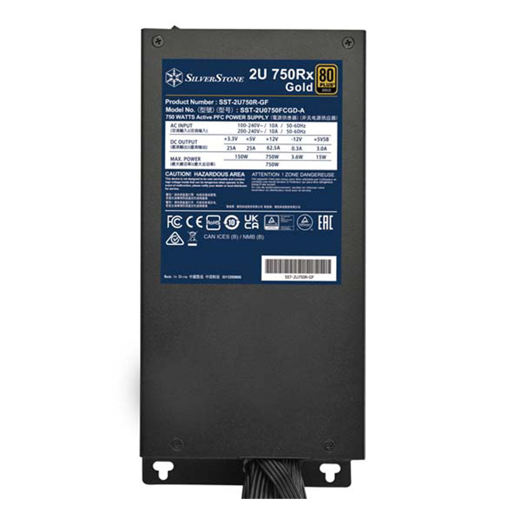 SilverStone 750Rx 750W 80+ Gold PCIe Gen 5 ATX 3.1 2U Power Supply(SST-2U750R-GF) - 7