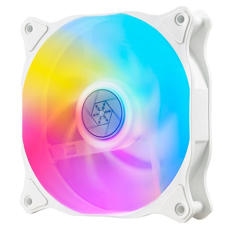 SilverStone Air Blazer 120R 120mm ARGB PWM Case Fan - White(SST-AB120RW-ARGB) - 1