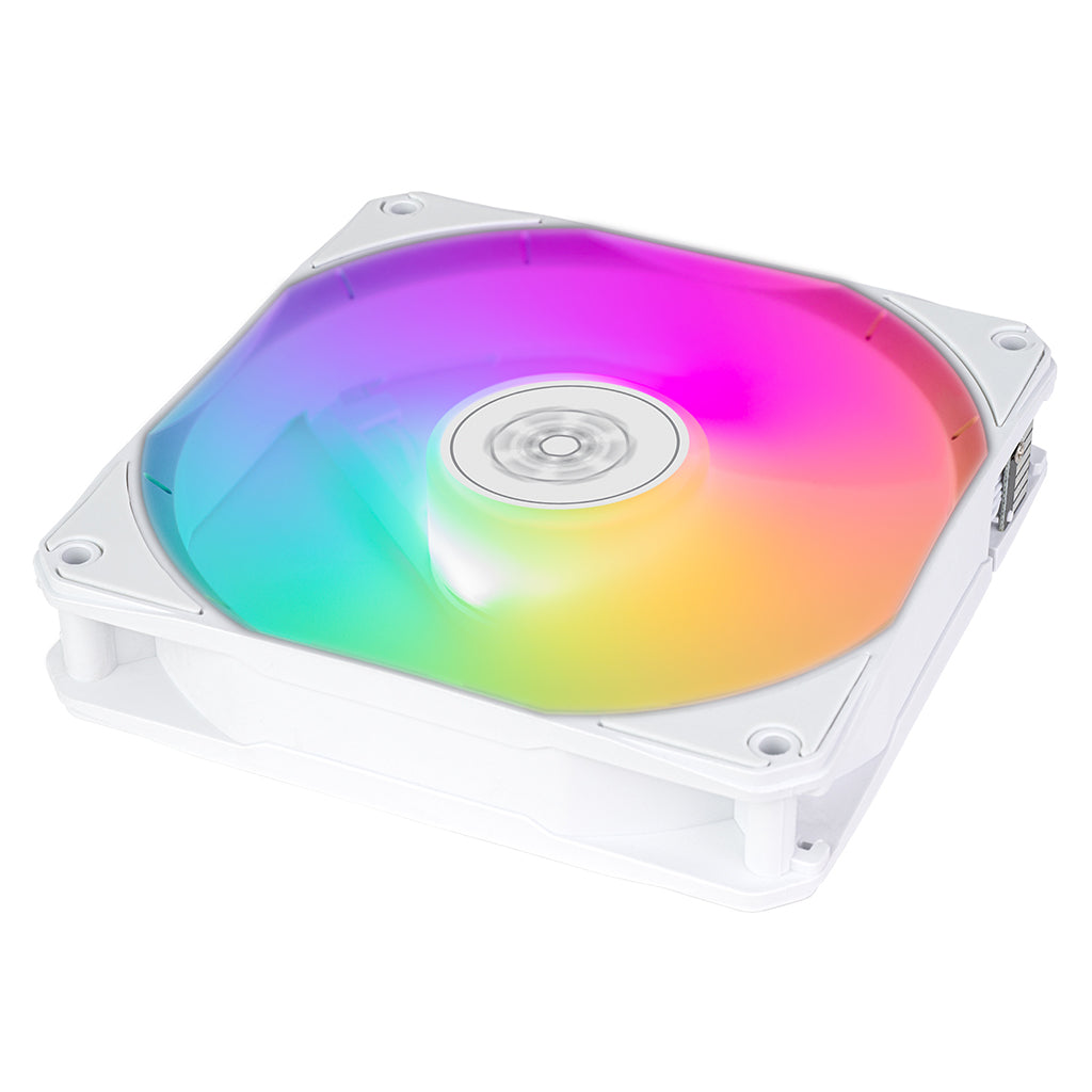 SilverStone Air Nexus 120 ARGB 120mm White Fans - 3 Pack(SST-AN120W-ARGB-3PK) - 4