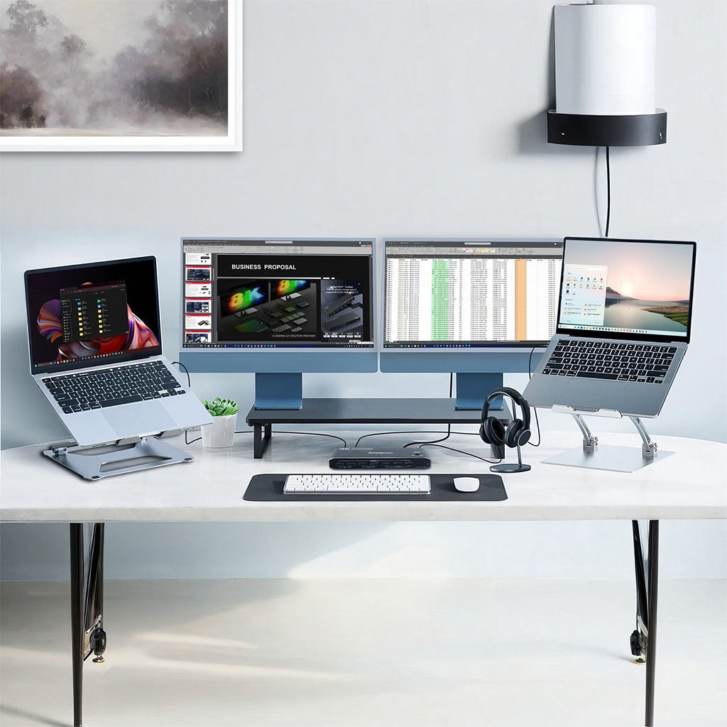 Simplecom KM590 2-Port USB-C Dual 4K HDMI Monitor KVM Switch & Docking Station(KM590) - 4