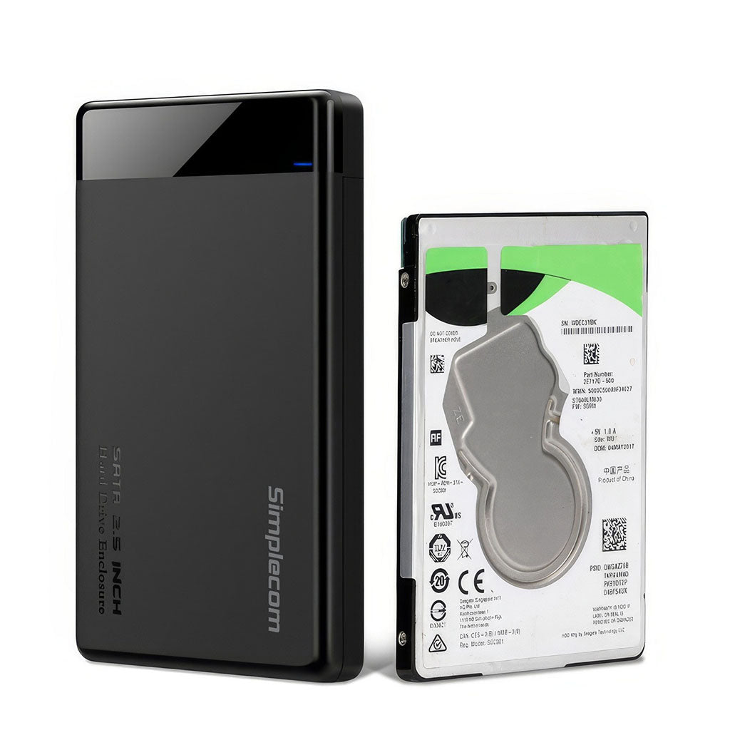 Simplecom SE109 Tool-free 2.5" SATA HDD/SSD to USB-C 3.2 Gen 1 Enclosure(SE109) - 3