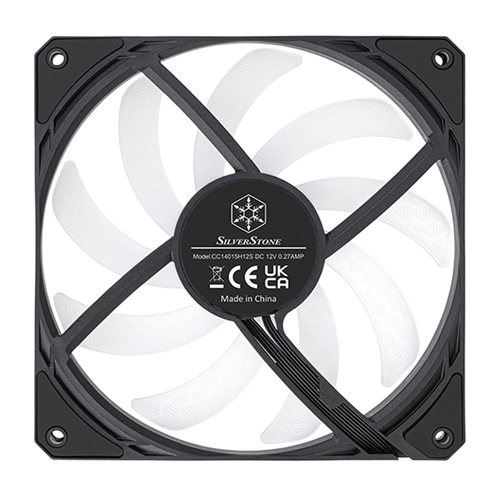 SilverStone Air Slimmer 140 ARGB Slim Case Fan(SST-AS140B-ARGB) - 5