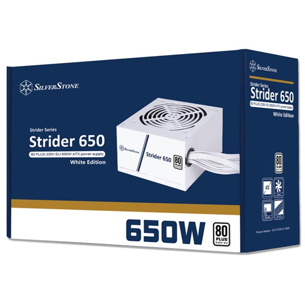 SilverStone Strider 650W 80+ Non-Modular ATX Power Supply(SST-ST650-EF-WBW) - 5