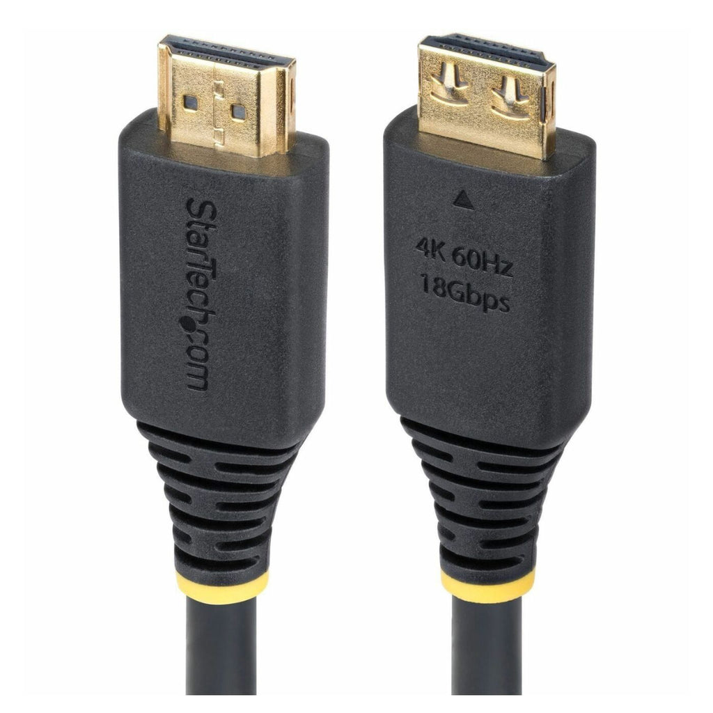 StarTech 0.9m High Speed Certified HDMI 2.0 Cable w/ Gripping Connectors(HDMI2-CABLE-GRIP-3F) - 1