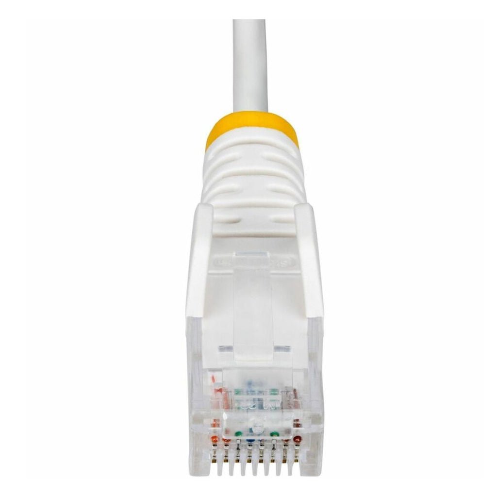 StarTech 1.5m Cat6 Snagless Patch Cord Ethernet Cable - White(N6PAT150CMWHS) - 2