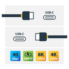 StarTech 1m 40Gbps USB-IF Certified USB-C to USB-C Cable(1M-40G-USB4-CABLE) - 5