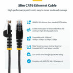 StarTech 1m Cat6 Snagless Patch Cord Ethernet Cable - White(N6PAT100CMWHS) - 8