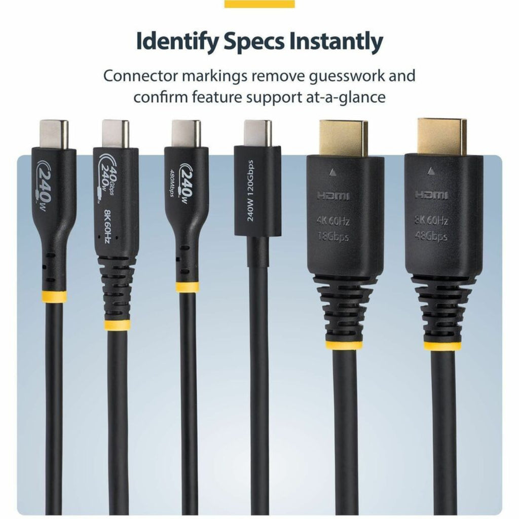 StarTech 1m Premium 8k Ultra High Speed Certified HDMI 2.1 Male to Male Cable(HDMI21-CBL-8K60-1M) - 9