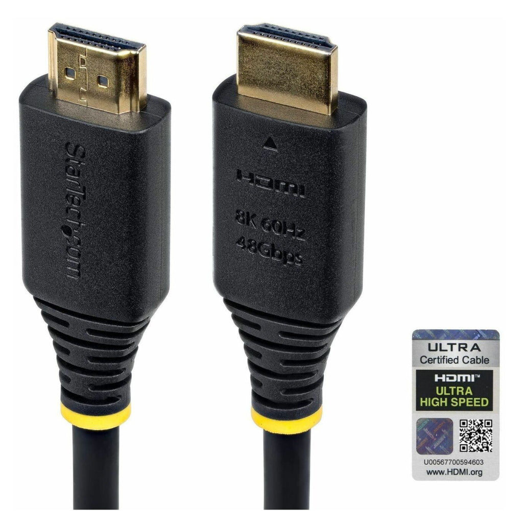 StarTech 1m Premium 8k Ultra High Speed Certified HDMI 2.1 Male to Male Cable(HDMI21-CBL-8K60-1M) - 3
