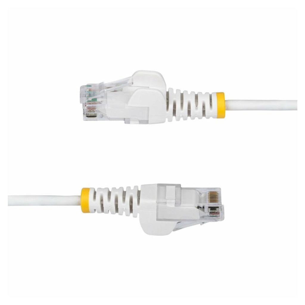 StarTech 2.5m Cat6 Snagless Patch Cord Ethernet Cable - White(N6PAT250CMWHS) - 2