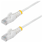 StarTech 2.5m Cat6 Snagless Patch Cord Ethernet Cable - White(N6PAT250CMWHS) - 1