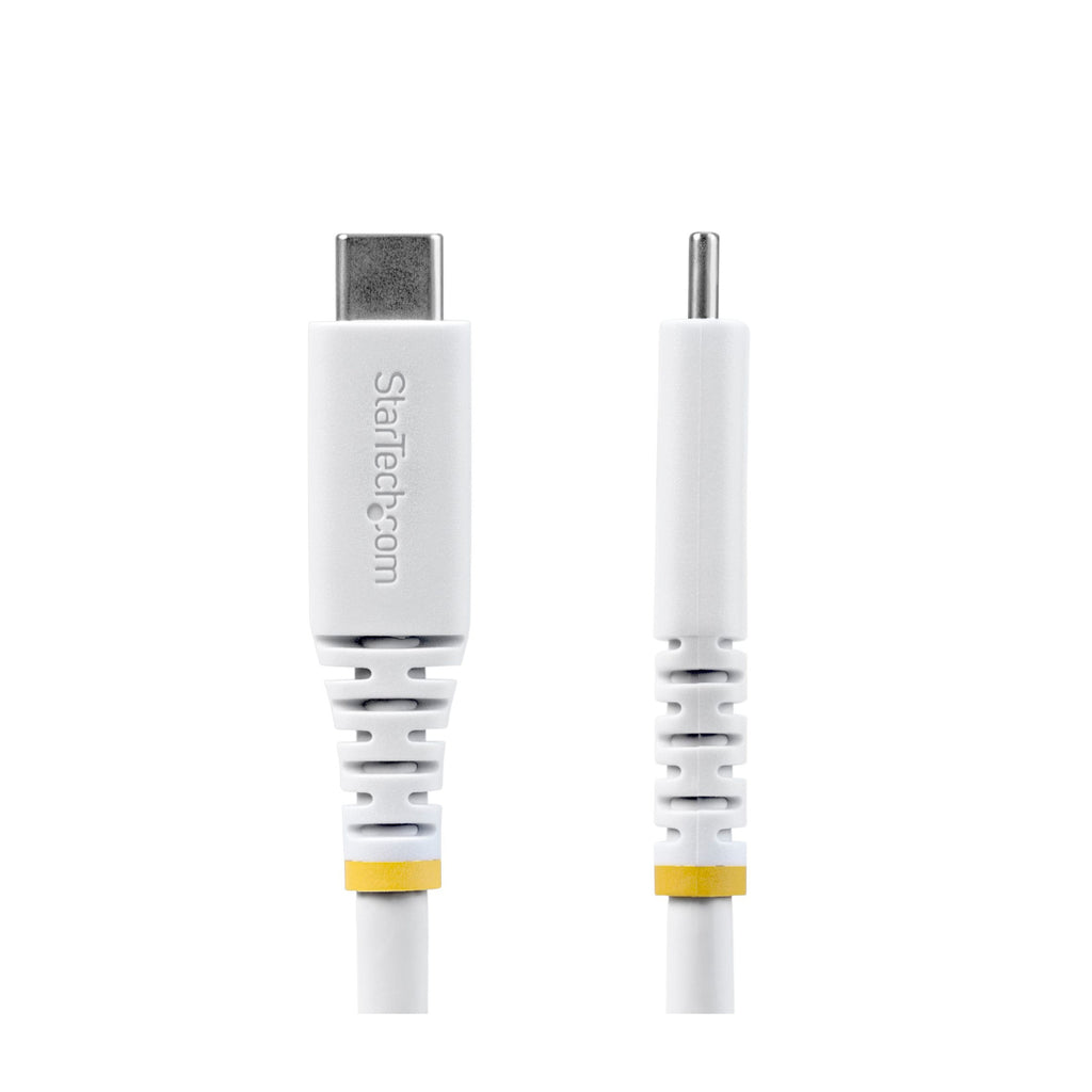 StarTech 2m 240W USB4 Thunderbolt 4 USB-C to USB-C Cable - USB-IF Certified White(CC2M20GUSB4TPW) - 2