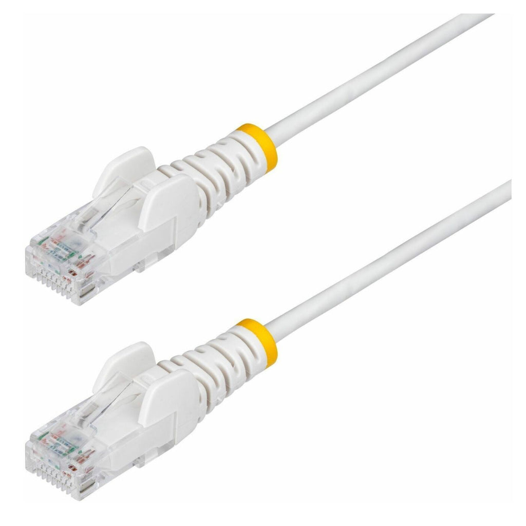 StarTech 2m Cat6 Snagless Patch Cord Ethernet Cable - White(N6PAT200CMWHS) - 1