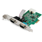 StarTech 2-port PCI Express RS232 Serial Adapter Card - PCIe Dual DB9(PEX2S953) - 1