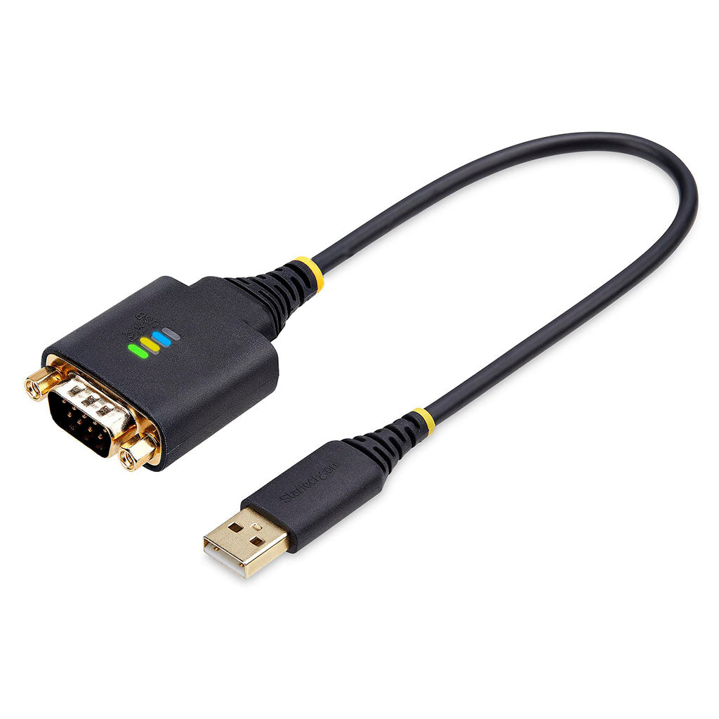 StarTech 30cm USB to RS232 Serial Adapter(1P1FFC-USB-SERIAL) - 1