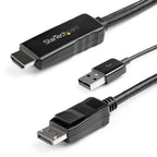 StarTech 3 m (9.8 ft.) HDMI to DisplayPort Cable - 4K 30Hz(HD2DPMM3M) - 1