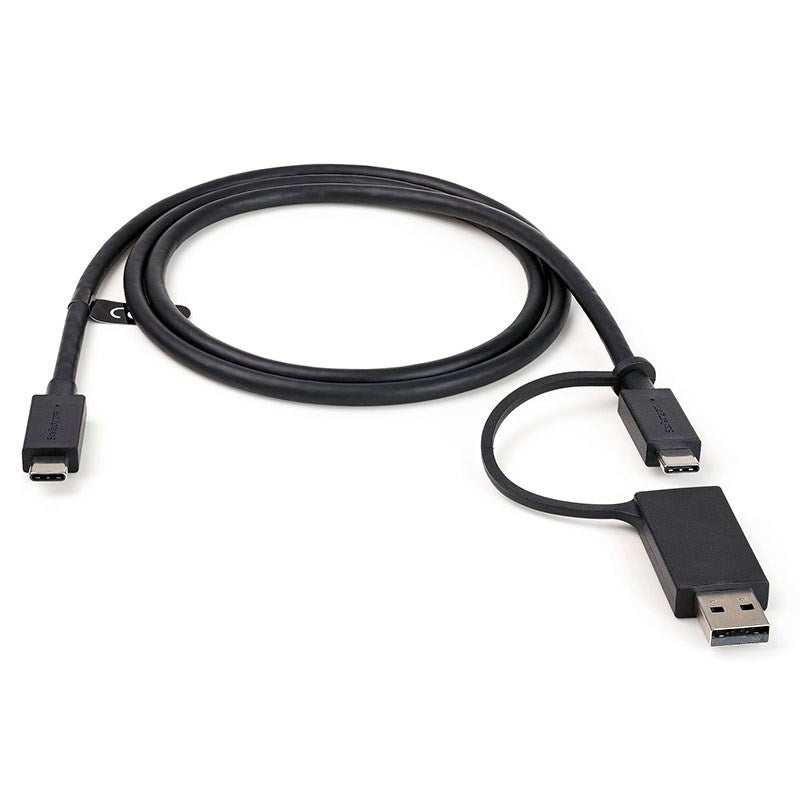 StarTech 1m 2-in-1 Hybrid Dock Cable with USB-A Adapter(USBCCADP) - 7