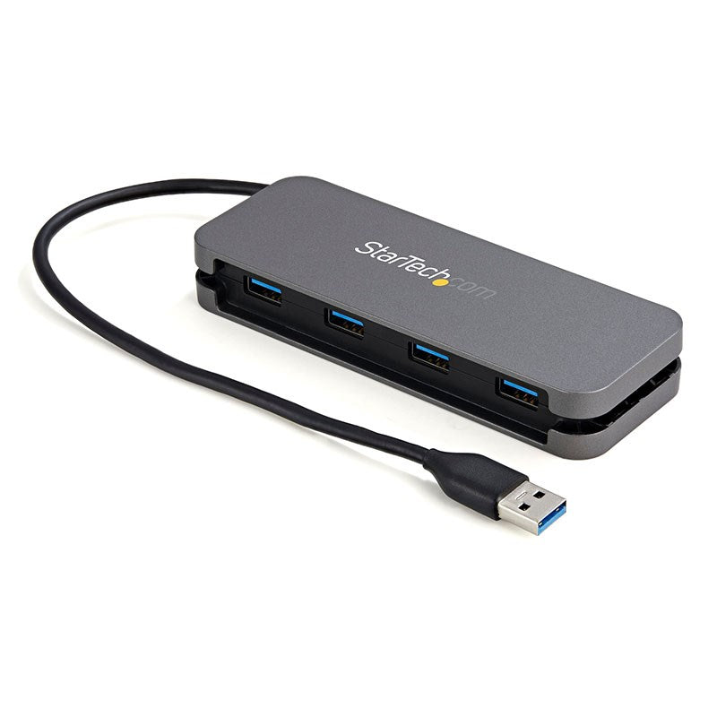 StarTech 11" 4-Port USB 3.0 Hub 5Gbps(HB30AM4AB) - 1