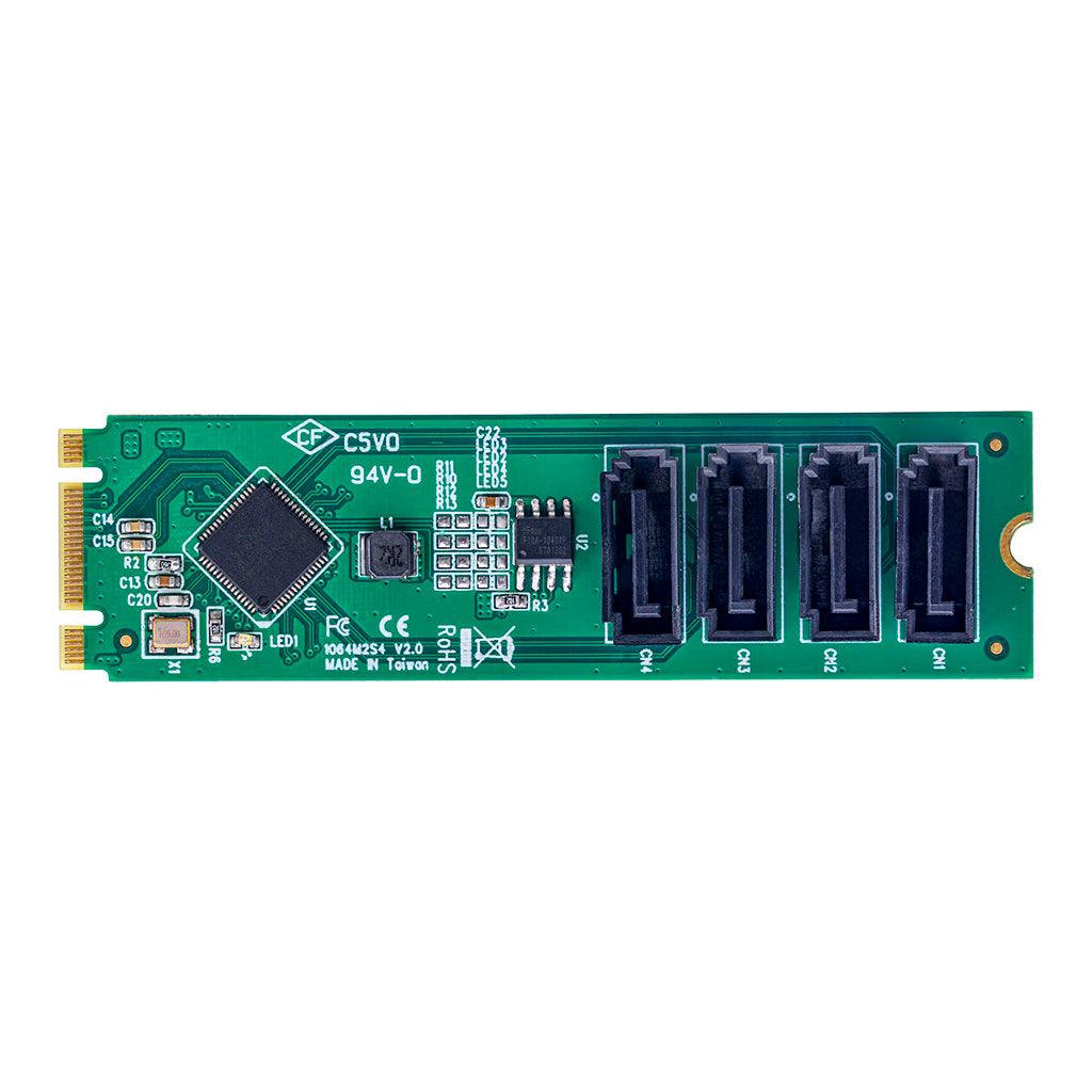 StarTech 4-Port M.2 to SATA Adapter Card(4P-SATA-M2-ADAPTER) - 2