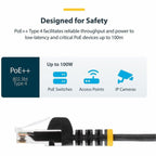 StarTech 5m Cat6 Snagless Patch Cord Ethernet Cable - White(N6PAT5MWHS) - 6