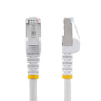 StarTech 5m LSZH CAT6a Ethernet Cable - 10GbE S/FTP 100W PoE White(NLWH-5M-CAT6A-PATCH) - 2