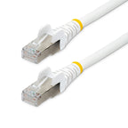 StarTech 7m LSZH CAT6a Ethernet Cable - 10GbE S/FTP 100W PoE White(NLWH-7M-CAT6A-PATCH) - 1