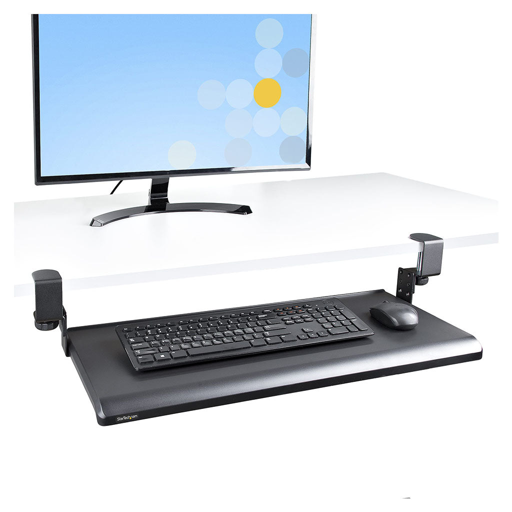 StarTech Clamp-on Ergonomic Under-Desk Keyboard Tray(KEYBOARD-TRAY-CLAMP1) - 19