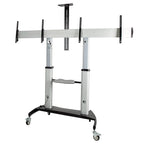 StarTech Dual 60" Adjustable Rolling TV Cart(STNDMTVDUO) - 3
