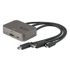 StarTech 3-in-1 Multiport to HDMI Adapter - 4K USB-C, HDMI or Mini DP to HDMI(CDPHDMDP2HD) - 1