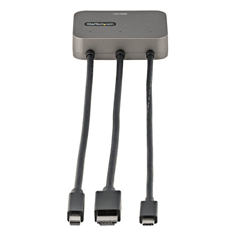 StarTech 3-in-1 Multiport to HDMI Adapter - 4K USB-C, HDMI or Mini DP to HDMI(CDPHDMDP2HD) - 2