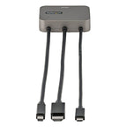 StarTech 3-in-1 Multiport to HDMI Adapter - 4K USB-C, HDMI or Mini DP to HDMI(CDPHDMDP2HD) - 2