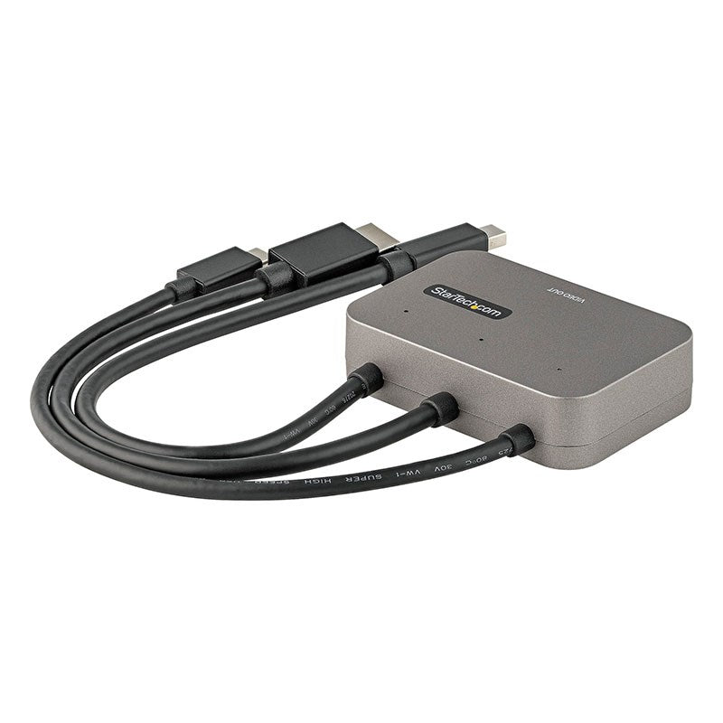 StarTech 3-in-1 Multiport to HDMI Adapter - 4K USB-C, HDMI or Mini DP to HDMI(CDPHDMDP2HD) - 5