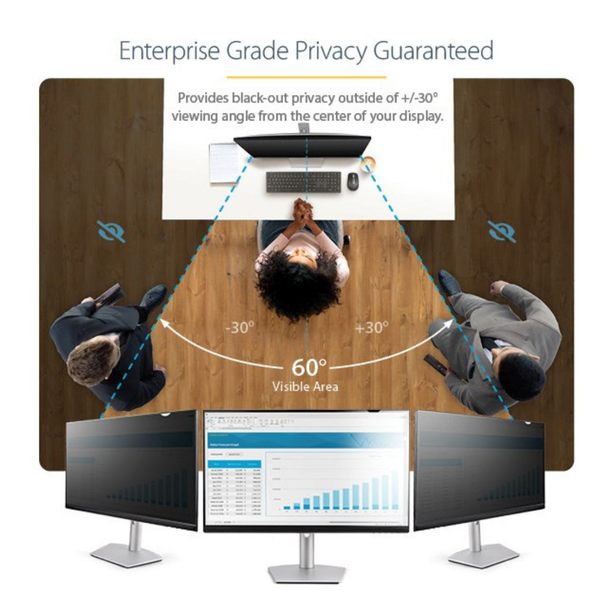 StarTech Privacy Screen Filter for 28" 16:9 Monitor(2869-PRIVACY-SCREEN) - 9