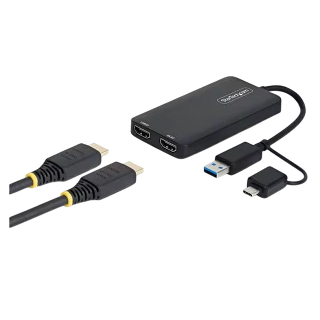 StarTech USB to Dual HDMI Adapter(107B-USB-HDMI-2) - 1