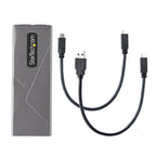 StarTech USB-C 10Gbps M.2 PCIe NVMe or M.2 SATA SSD Enclosure(M2-USB-C-NVME-SATA) - 2