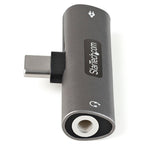 StarTech USB-C Audio & Charge Adapter, 3.5mm Headset Jack & PD Charging(CDP235APDM) - 3