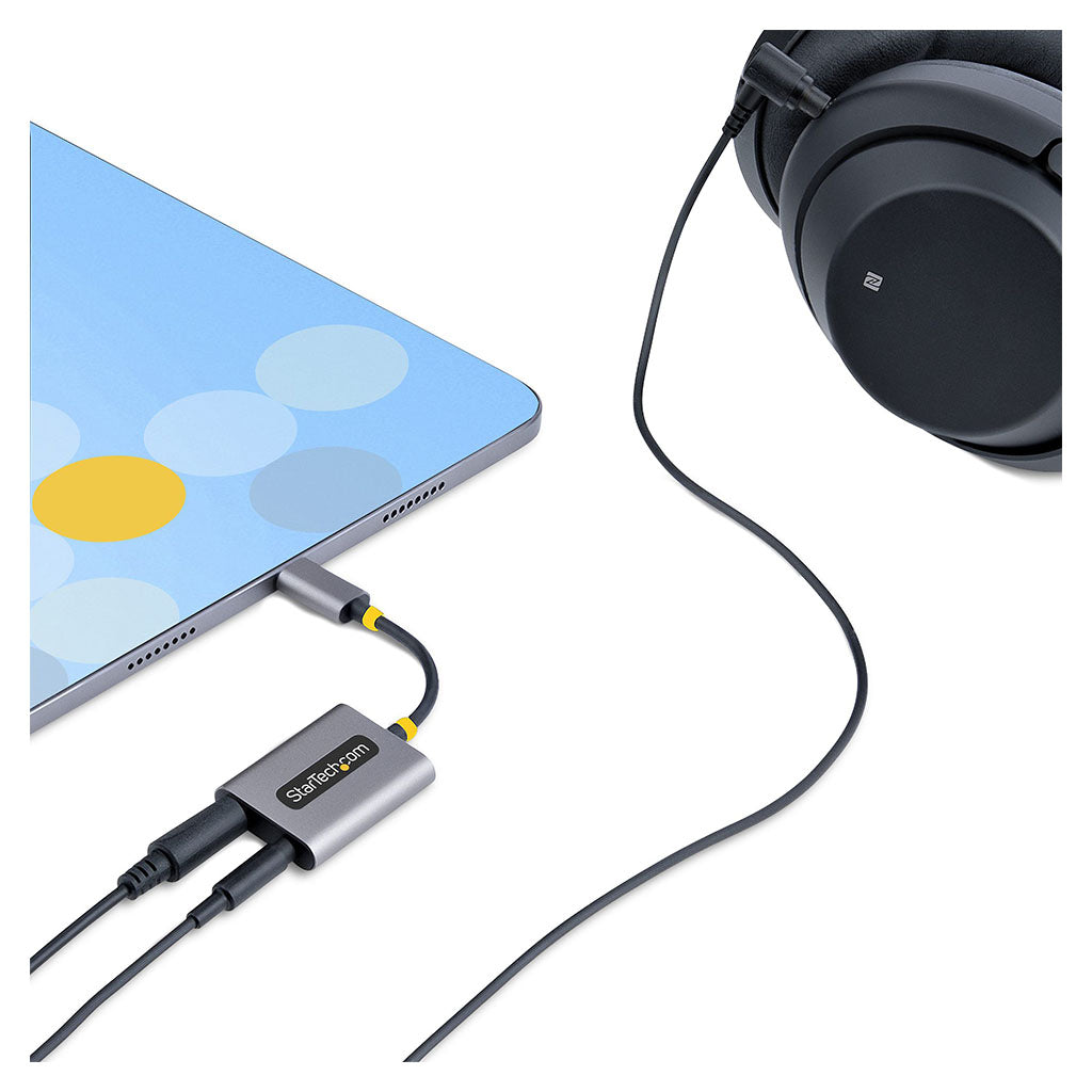 StarTech USB-C Headphone Audio Splitter(USBC-AUDIO-SPLITTER) - 7