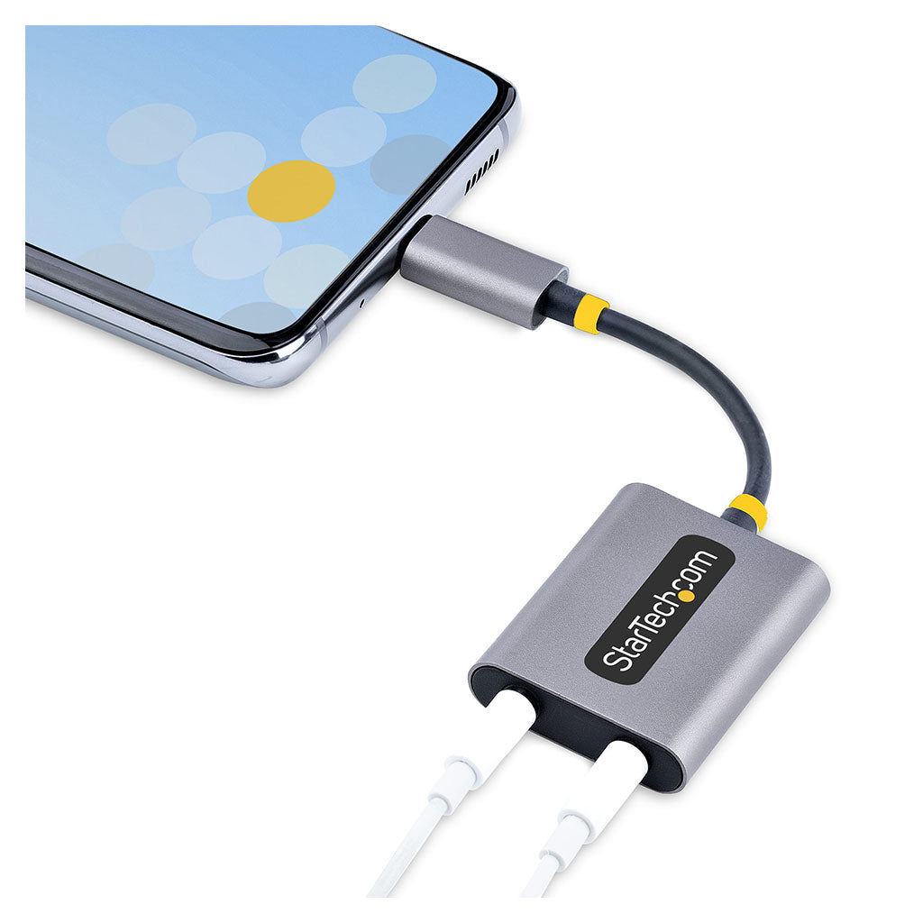 StarTech USB-C Headphone Audio Splitter(USBC-AUDIO-SPLITTER) - 9