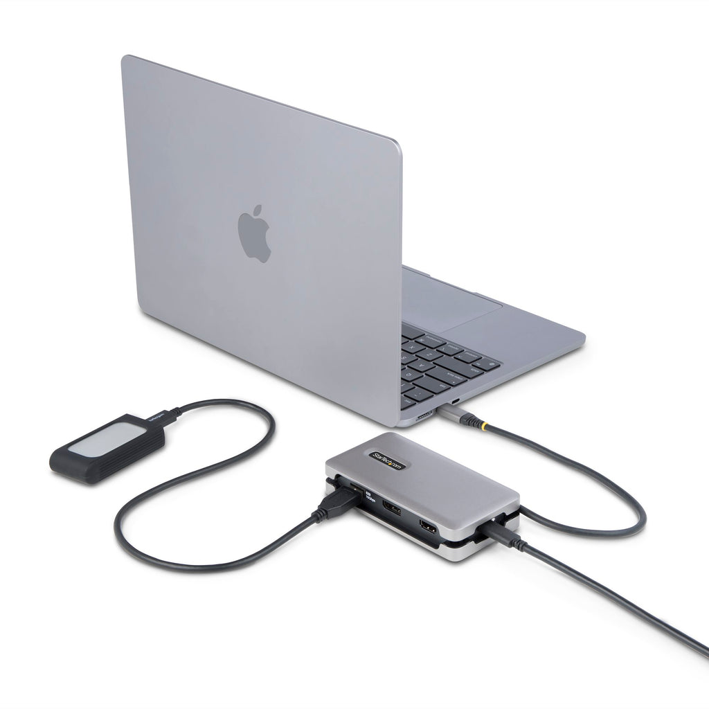 StarTech USB-C to 4K 60Hz HDMI/DP Multiport Adapter with 100W Power Delivery(DKT31CDHPD3) - 8