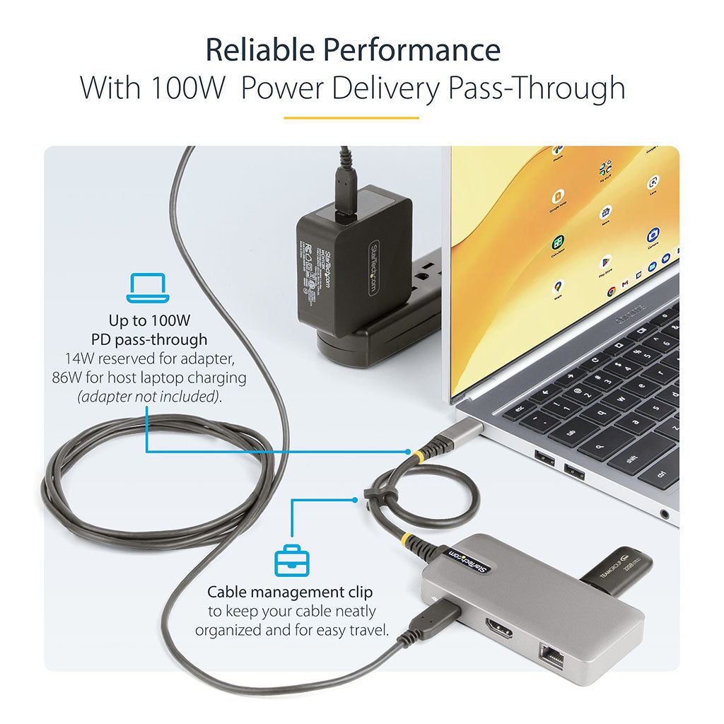 StarTech USB-C to 4K HDMI/USB 3.0 Hub Multiport Adapter(103B-USBC-MULTIPORT) - 16