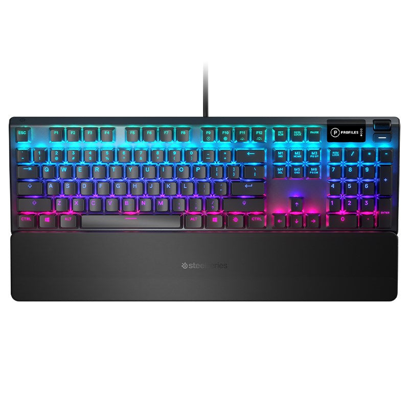 SteelSeries Apex 5 Hybrid Mechanical RGB Gaming Keyboard - Blue Switches(64532) - 1