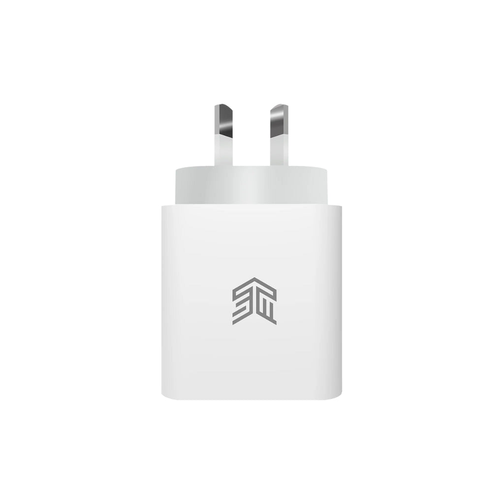 STM 20W Power Adapter with USB-C Port - White(STM-931-318Z-01) - 1